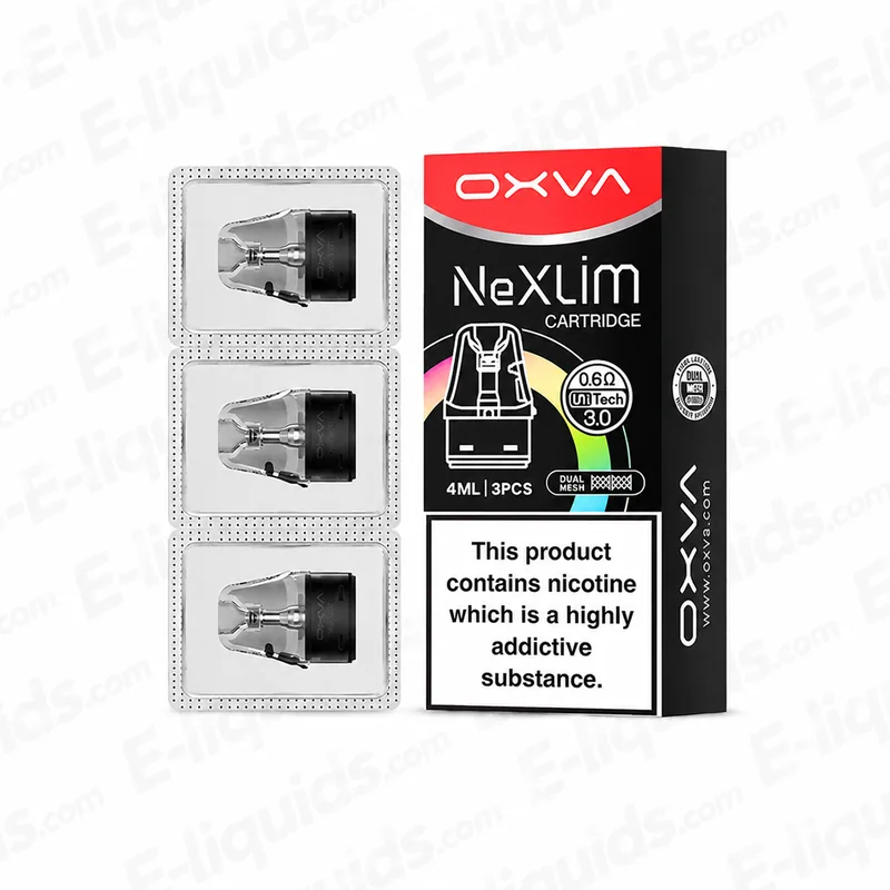 OXVA Nexlim V2 0.8 Ohm Unitech 3.0 Replacement Pods XL 3 Pack