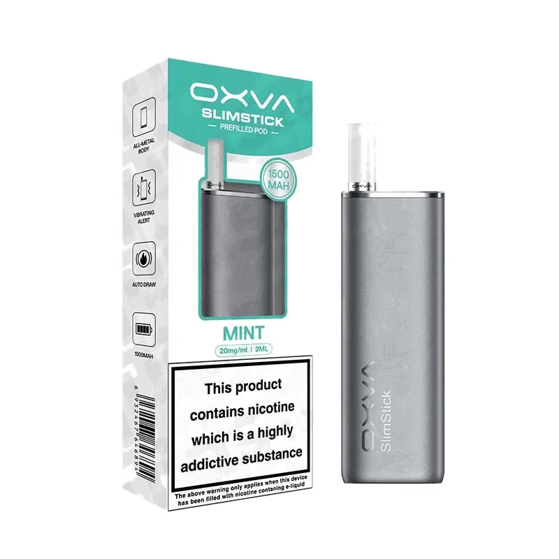 OXVA Slimstick Gray - Mint Prefilled Pod Kit